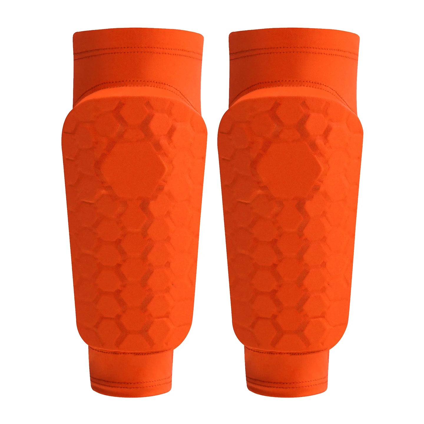 Kids Soccer Shin Guard Sleeves | Non-Slip Honeycomb Calf Protectors