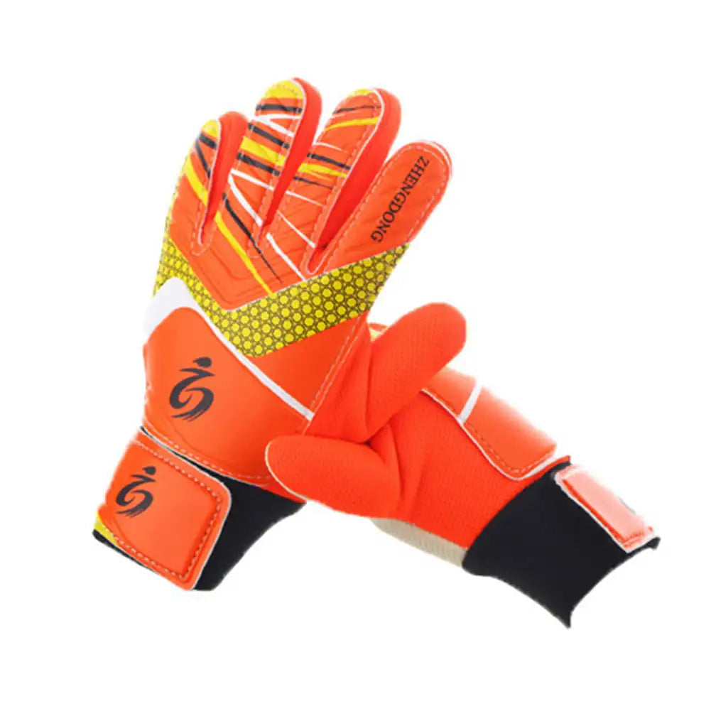 Youth/Kids Soccer Goalkeeper Latex Gloves - The GoatFind Orange / 7, Blue / 5, Orange / 5, Orange / 6, green / 6, green / 7, Red / 7, green / 5, Red / 5, Red / 6