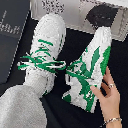 Renzo Premium Two Tones Designer Sneaker Skater Shoes - The GoatFind