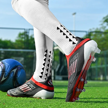 Laceless Soccer Cleats Messi/Salah/Yamal F50 Style Shoes Without lace Youth - The GoatFind