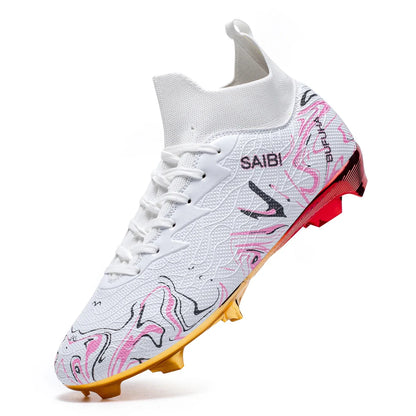 Premium Gold Metal Plated Bottom Soccer Cleats Ronaldo Messi Shoes Style - The GoatFind