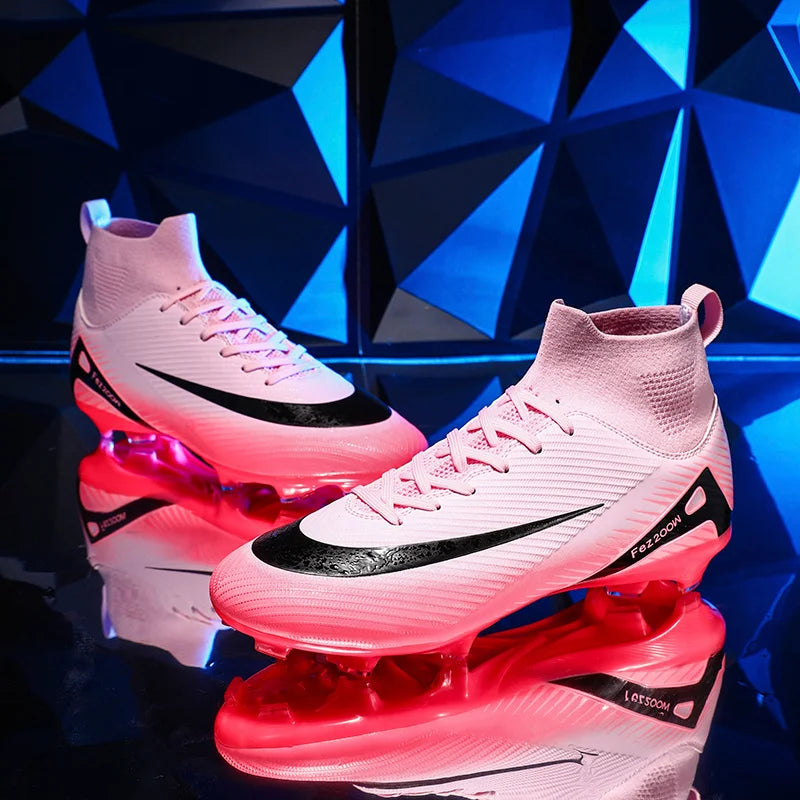 New Ronaldo|Mbappe Style Soccer Cleats Youth Adult AG FG  | CR7 Boys