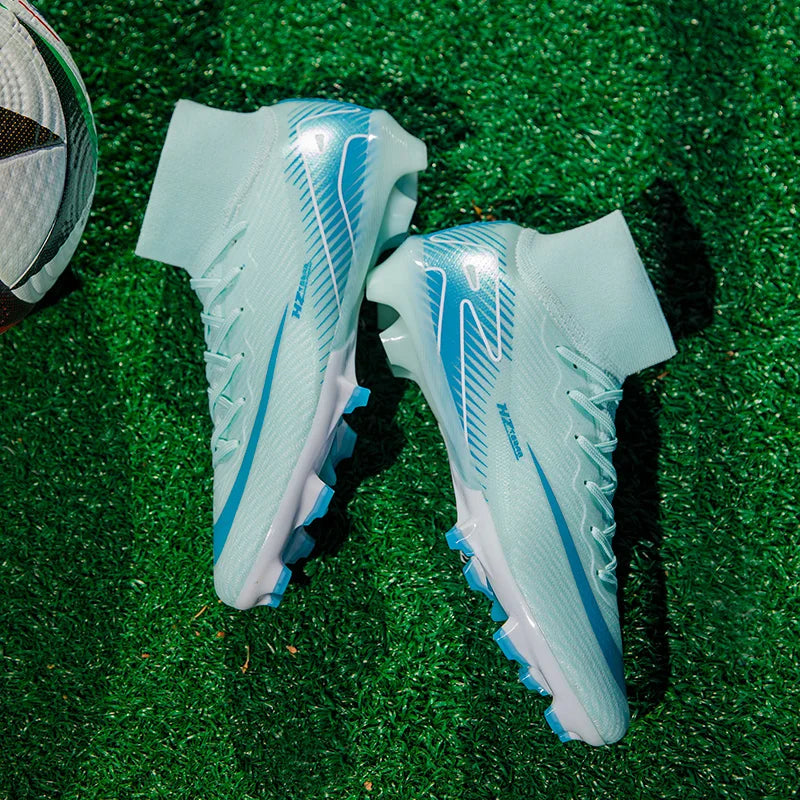 New Kylian Mbappe Style Soccer Cleats/Super High-quality TF/FG Fly Shoes