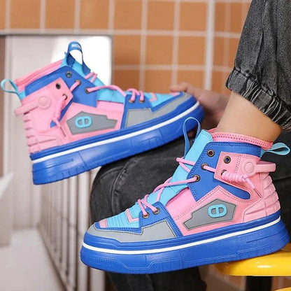 Giovanni Renzo Mens High Top Designer Sneakers/Thick Platform Sole Shoes - The GoatFind