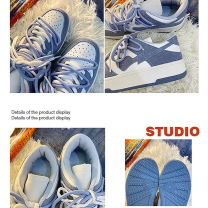 Giovanna Renzo Dunk Low Force Sneakers/Lace up Board Shoes - The GoatFind