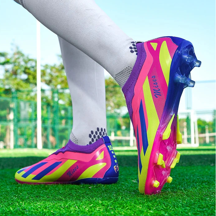 Messi Style Craze Fast Laceless Low Cut Hype Soccer Cleats/Shoes FG TF - The GoatFind