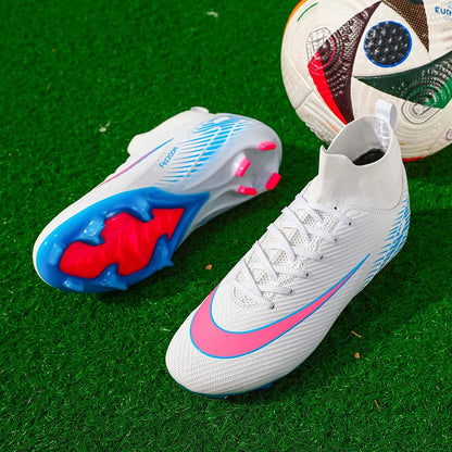 New Ronaldo|Mbappe Style Soccer Cleats Youth Adult AG FG  | CR7 Boys