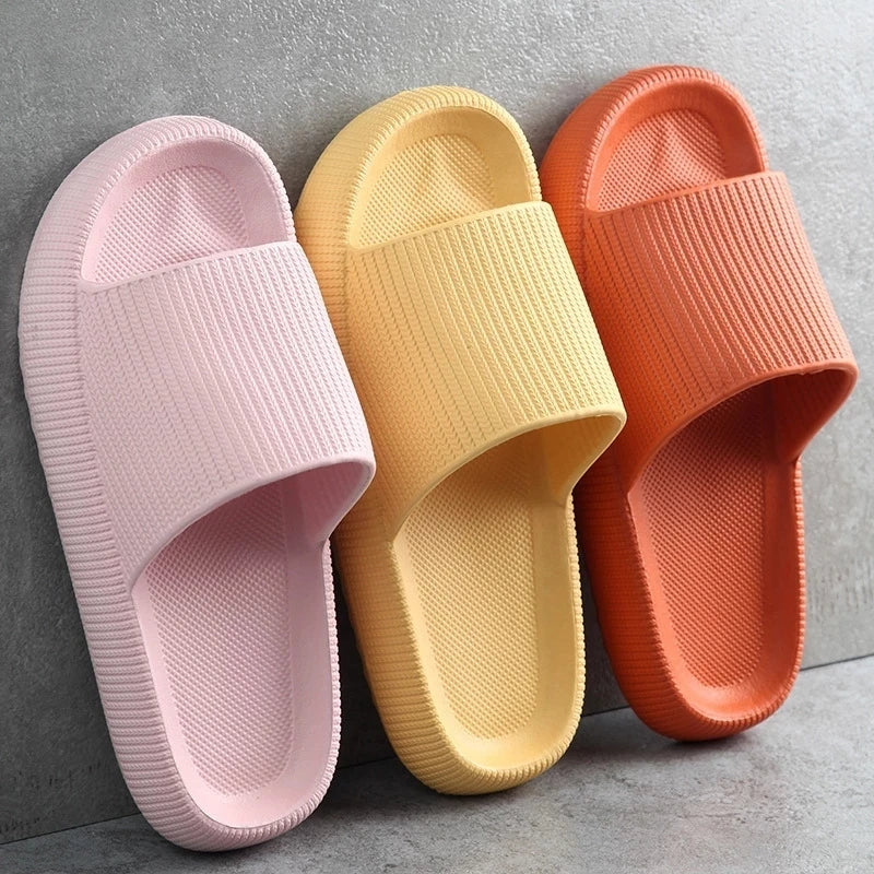 Bronx Premium Thick Pilow | Cloud Slides Slippers Platform Soft Sandal