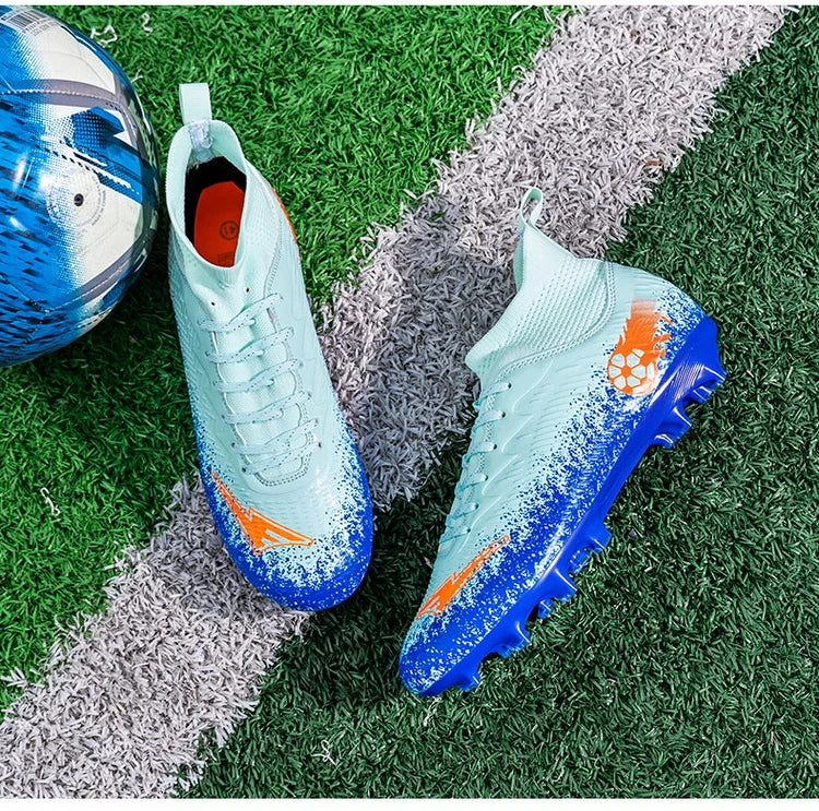 Scoremaster Professional CR7 High Top Soccer Cleats Shoes Youth Adult