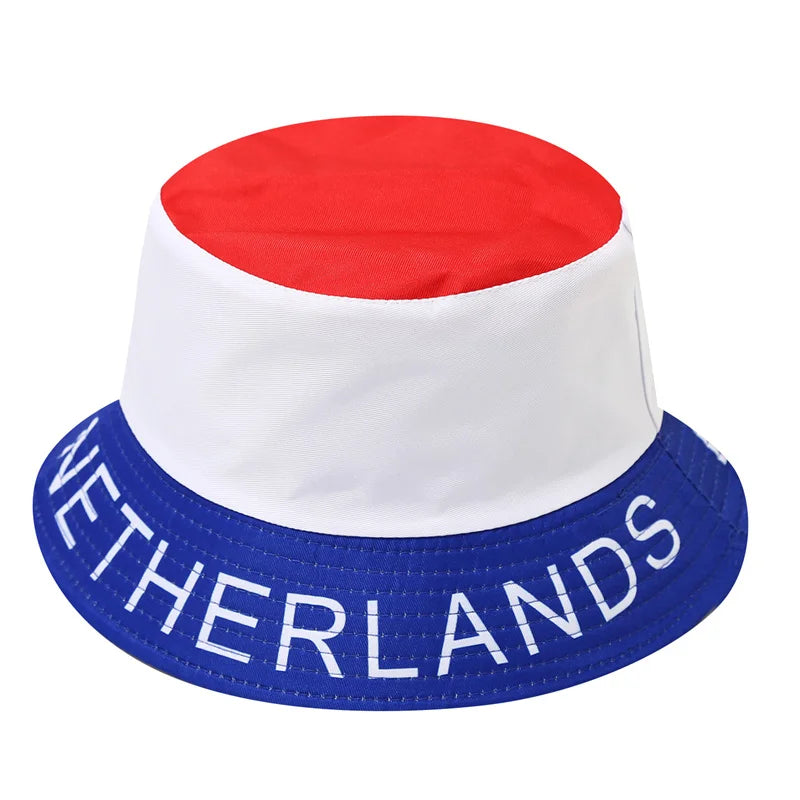 2026 Soccer World Cup National Flag Bucket Hat Reversible Sun Hat