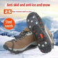 8 Teeth Ice Gripper Spike for Shoes/Anti-Slip/Hiking/Climbing Snow