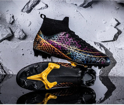 CR Ronaldo Original Style Soccer Cleats High Shoes Kids/Adults/Youth - The GoatFind