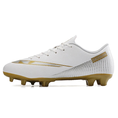 Low Ankle Messi/Ronaldo Light Soccer Shoes Cleats Adult/Youth/Kids FG TURF - The GoatFind