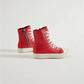 Vintage Owens Thick Shoelace High Top Leather Chunky Sneaker Shoes - The GoatFind