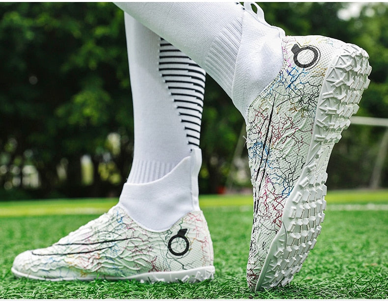 Scoremaster Ultra Light High Ankle Ronaldo Soccer Shoes Cleats TF/AG - The GoatFind