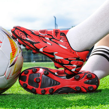 Kids Messi Style Soccer Shoes/Cleats Outdoor Boys Girls FG Boot - The GoatFind