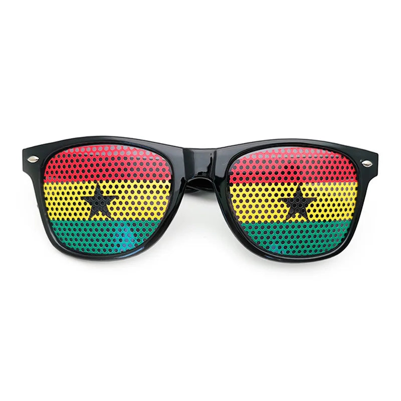 Countries/National Flag Fan Sun Glasses/Eyeglasses/Goggles Black Frame
