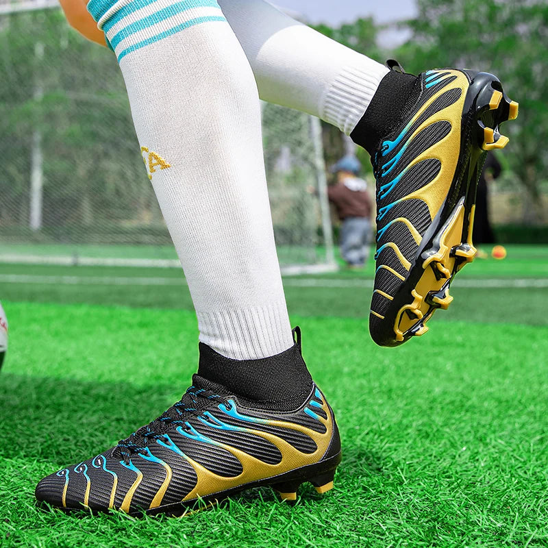 Cristiano Ronaldo Style Mercury Super Sly Soccer Cleats/Shoes High-top - The GoatFind