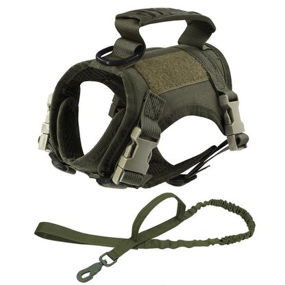 Dog Harness & Leash Set For Small Dog/Cats K9 Vest/Service Working Training - The GoatFind