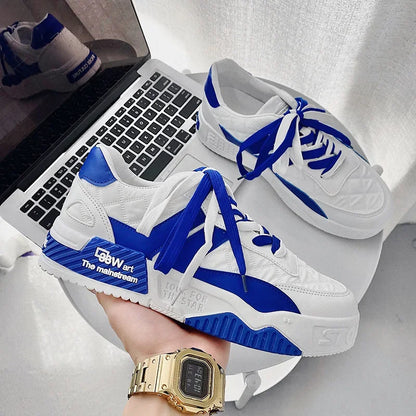 Renzo Premium Two Tones Designer Sneaker Skater Shoes - The GoatFind