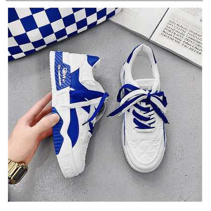 Renzo Premium Two Tones Designer Sneaker Skater Shoes - The GoatFind
