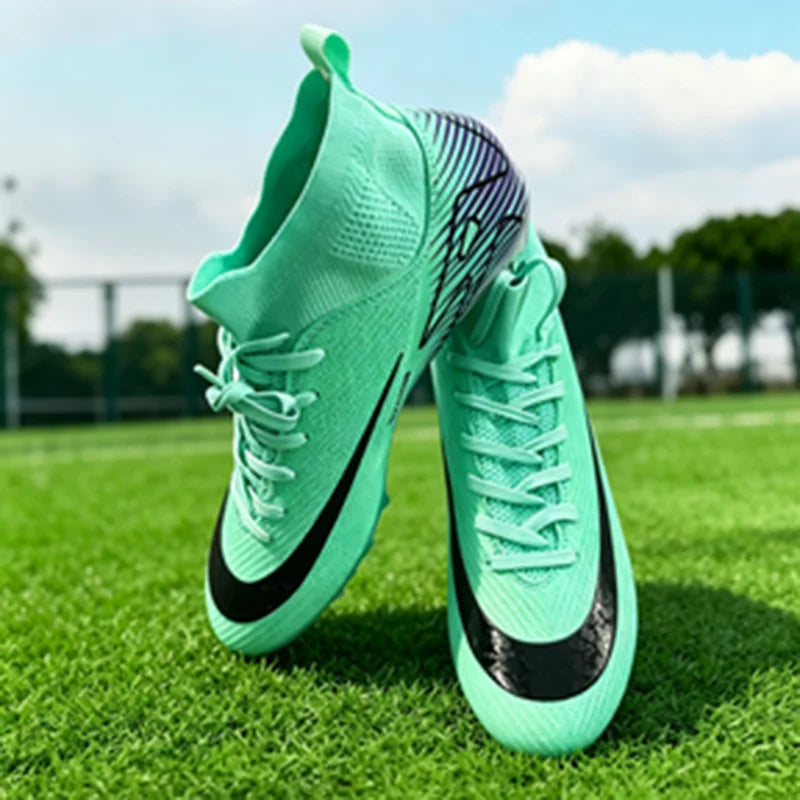 New Ronaldo|Mbappe Style Soccer Cleats Youth Adult AG FG  | CR7 Boys
