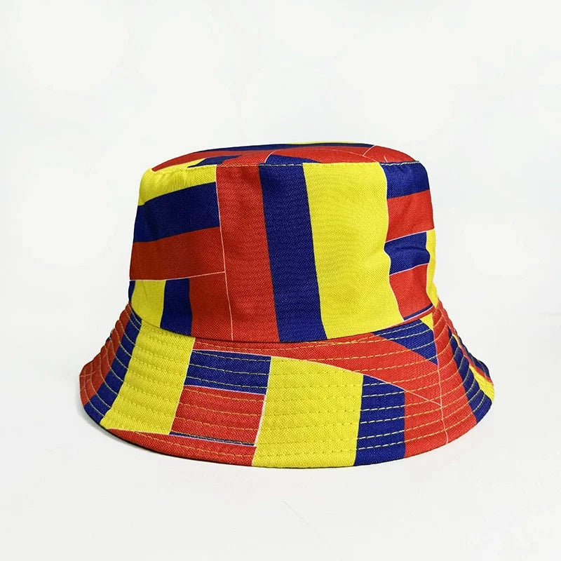 2026 Soccer World Cup National Flag Bucket Hat Reversible Sun Hat