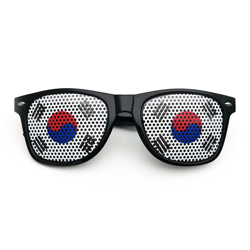 Countries/National Flag Fan Sun Glasses/Eyeglasses/Goggles Black Frame