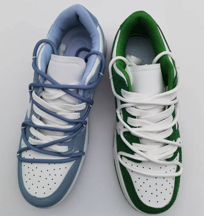 Giovanna Renzo Dunk Low Force Sneakers/Lace up Board Shoes - The GoatFind