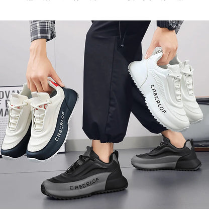 CAECRLOF Men's Chunky Sneakers Casual Fashion Shoes