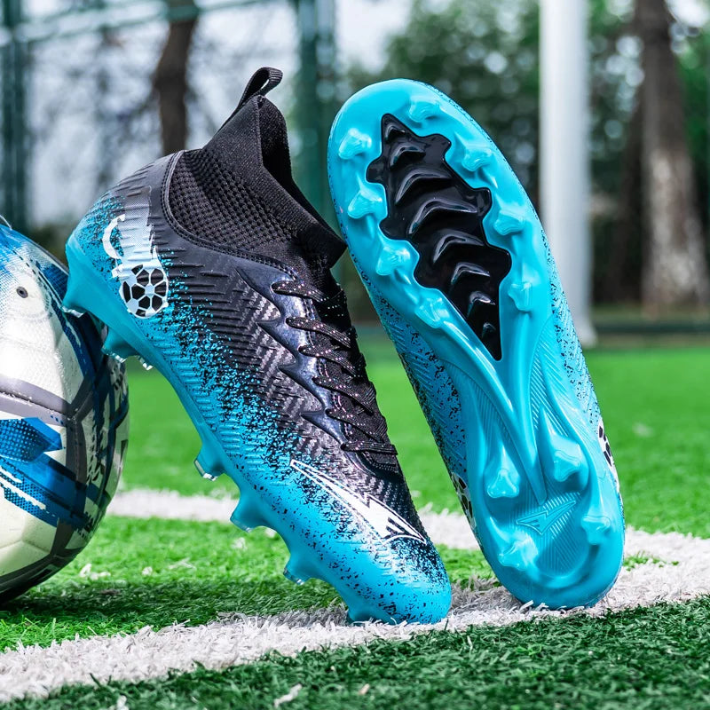 Scoremaster Professional CR7 High Top Soccer Cleats Shoes Youth Adult