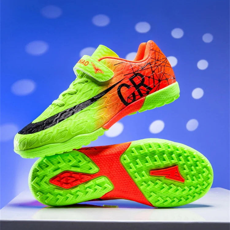 New Ronaldo Kids Soccer Cleats/Shoes/Boots Boy Girl futbol CR7 Youth