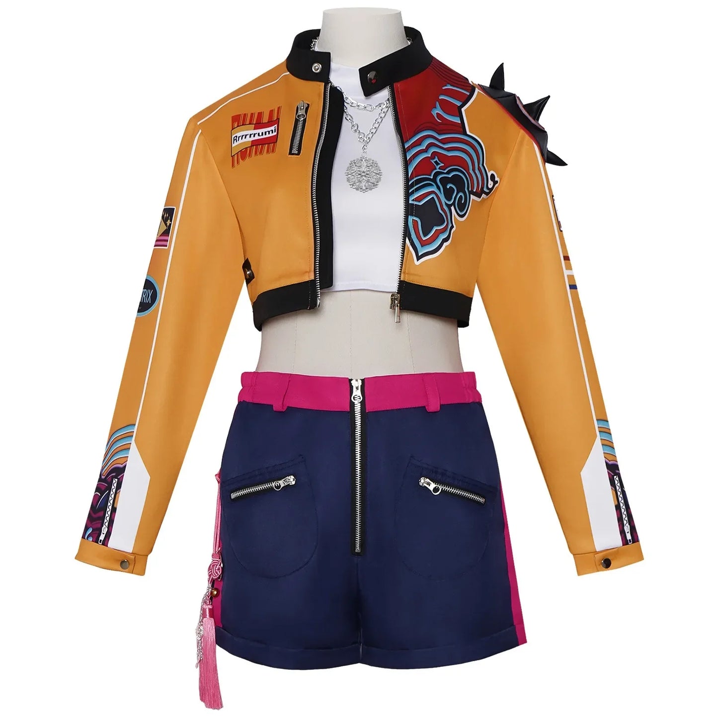 Kids Golden Rumi/Zoey/Mira/Saja Boys Cosplay KPop Demon Hunters Costume