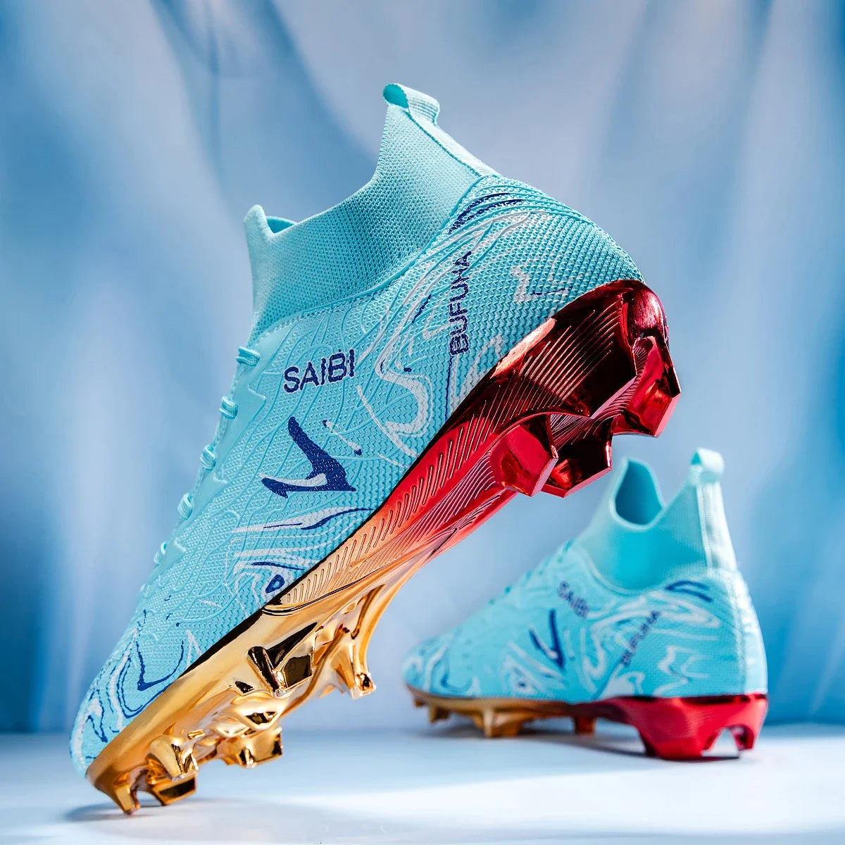 Premium Gold Metal Plated Bottom Soccer Cleats Ronaldo Messi Shoes Style  The GoatFind