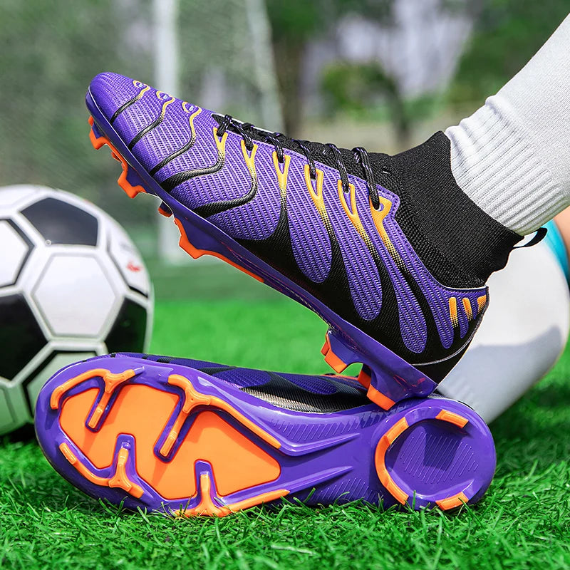 Cristiano Ronaldo Style Mercury Super Sly Soccer Cleats/Shoes High-top - The GoatFind