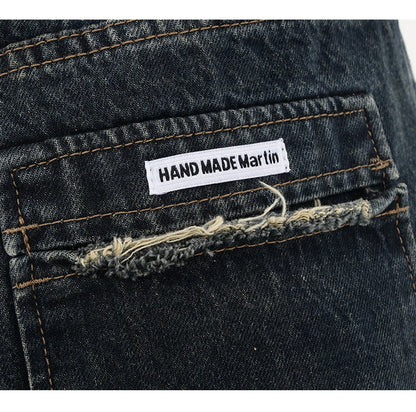 Womens Loose Wide leg Denim Jeans/Japanese Streetwear Baggy Fashion - The GoatFind