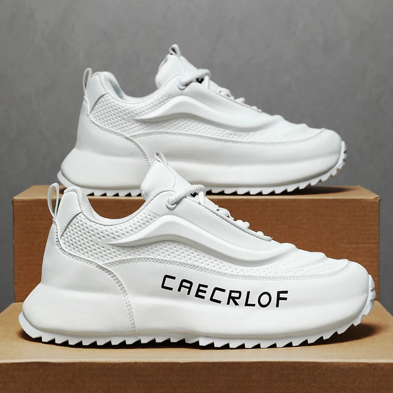 CAECRLOF Men's Chunky Sneakers Casual Fashion Shoes