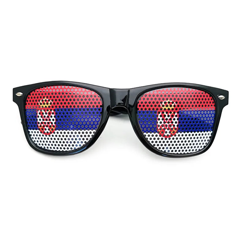 Countries/National Flag Fan Sun Glasses/Eyeglasses/Goggles Black Frame
