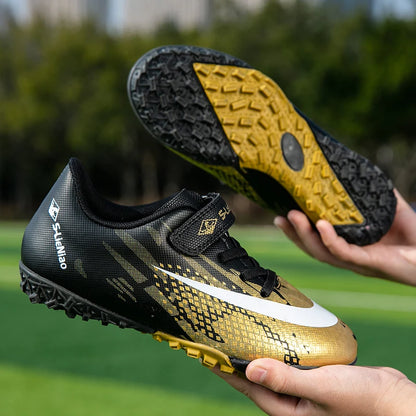 Kids Youth Soccer Cleats/Football Training Turf Shoes - The GoatFind