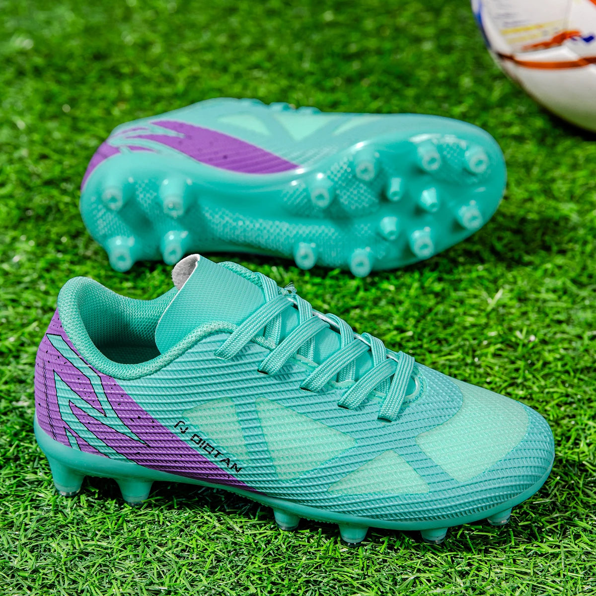 Star Line Low Ankle lightweight soccer Cleats/shoes with FG/AG Kids