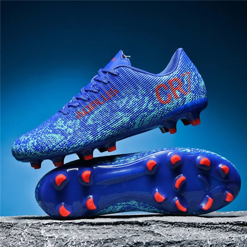 Scoremaster Ronaldo Style CR7 Inspired Soccer Cleats/Shoes Low Ankle Kids Youth