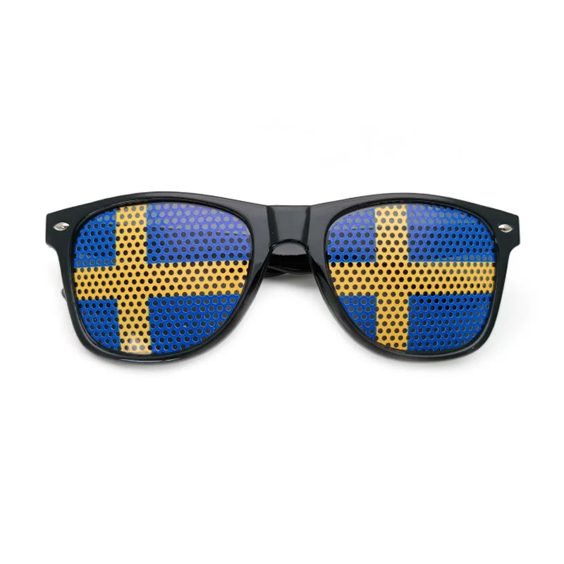 Countries/National Flag Fan Sun Glasses/Eyeglasses/Goggles Black Frame