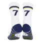 Messi/Ronaldo Soccer Socks with Number 10/7 Kids/Adult Football Socks