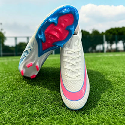 New Ronaldo|Mbappe Style Soccer Cleats Youth Adult AG FG  | CR7 Boys