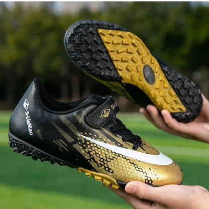Kids Youth Soccer Cleats/Football Training Turf Shoes - The GoatFind