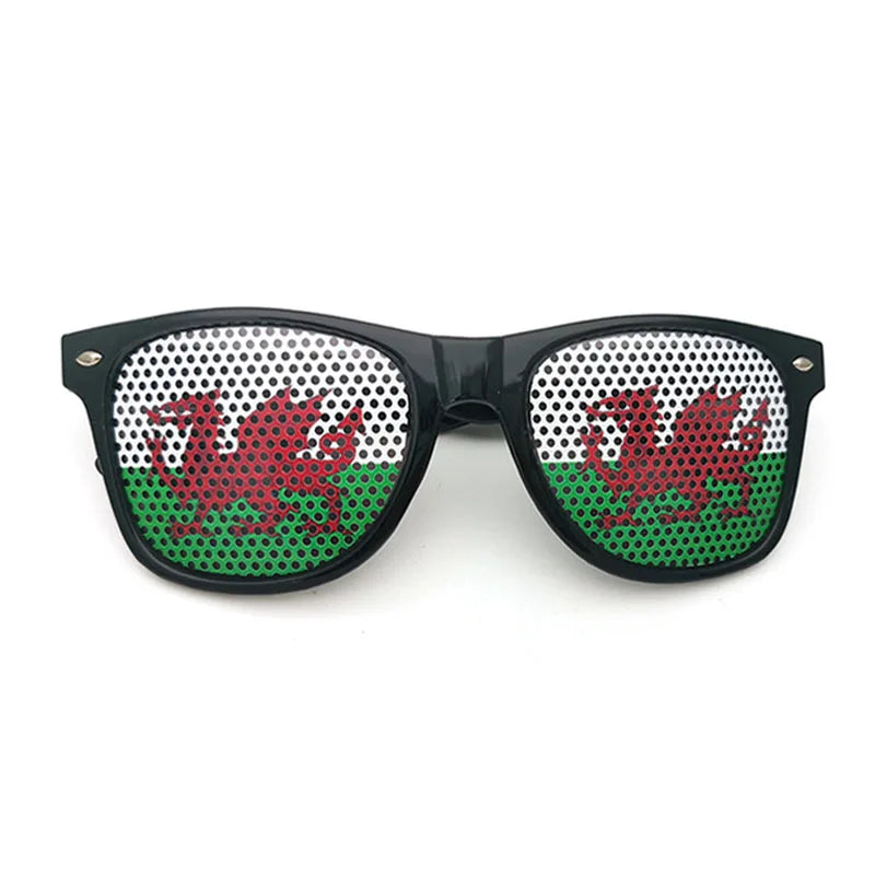 Countries/National Flag Fan Sun Glasses/Eyeglasses/Goggles Black Frame