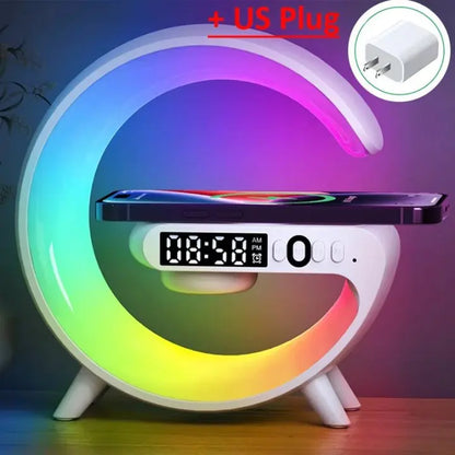 Multifunction IPhone/Samsung Wireless Charger/Phone Charging Station wt Clock - The GoatFind