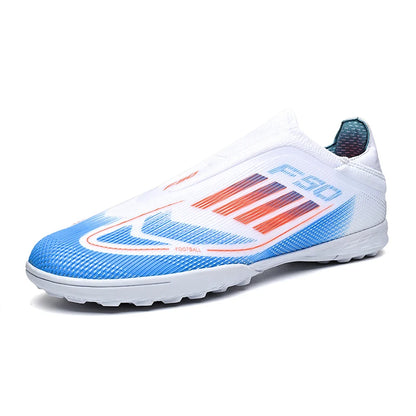Laceless Soccer Cleats Messi/Salah/Yamal F50 Style Shoes Without lace Youth - The GoatFind