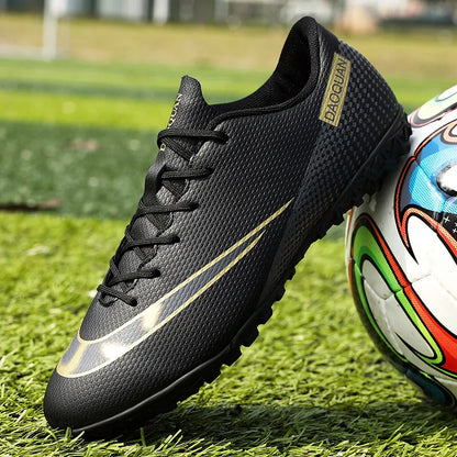 Low Ankle Messi/Ronaldo Light Soccer Shoes Cleats Adult/Youth/Kids FG TURF - The GoatFind