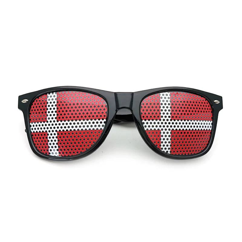 Countries/National Flag Fan Sun Glasses/Eyeglasses/Goggles Black Frame
